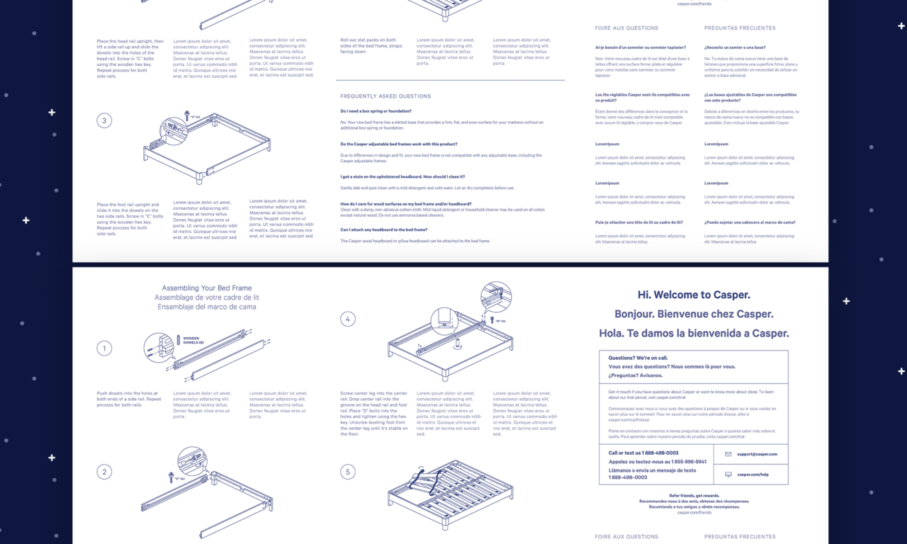 HESUH PARK — Casper Bed Frame Assembly