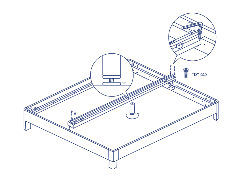 HESUH PARK — Casper Bed Frame Assembly